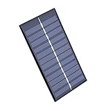 Cewaal 0.8W 6Vソーラーパネルのバッテリー充電 RVボートキャンプオフグリッド屋外用