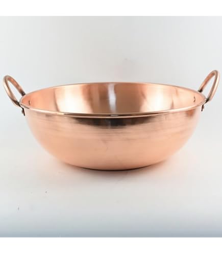 Amazon｜純銅鍋 銅のスープ鍋 厚めの銅鍋 銅器 雪平鍋 銅製とろみ鍋