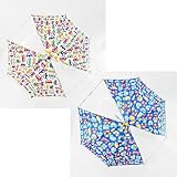 KidsForet キッズフォーレ 窓付きキッズアンブレラ 働く車 ブルーM＝50cm