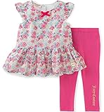 Juicy Couture Baby Girls' 2 Pieces Pants Set-Print Tunic Multi 18M [並行輸入品]