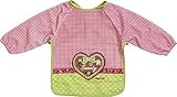 Playshoes Long Sleeve Baby Bibs Hearts (Green) by Playshoes