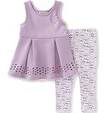 Juicy Couture Big Girls' 2 Piece Pant Set-a Line Purple 8/10 [並行輸入品]