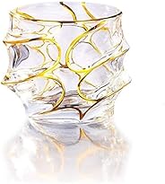 ワインラック ワインラッ 金板のゴールドクリスタルUSQUEBAUGHワインカップウイスキーグラスウイスキーメガネブランデーシンフラ (Color : C)