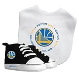 NBA Golden State Warriors新生児赤ちゃんよだれかけとpre-walkersセット