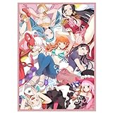 ホイルアニメカードスリーブ 60枚 67mm x 92mm カートゥーン ボードゲーム カードプロテクター カードカバー TCG/MTGトレーディングカードスリーブ用