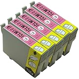 インク 【互換インク】 エプソン EPSON ICLM50 5個パック（ライトマゼンタ 赤) EP 301 302 702A 703A 704A 774A 801A 802A カートリッジ プリンターインク 汎用インク インクカートリッジ 純正 汎用