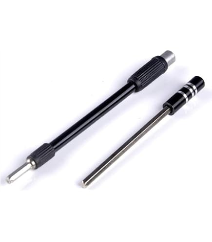3-Piece 5" Magnetic Hex Shaft Extension Bar – 4mm Precision Screwdriver Bit Holder For Tight Spaces (Alloy Steel)