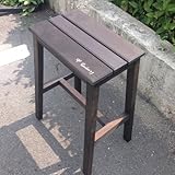 STスツール Hi 34cm × 21cm × 40cm ダークブラウン