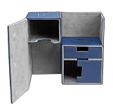 Twin FlipnTray Deck Case 160+ Standard Size XenoSkin Blue Card Game [並行輸入品]