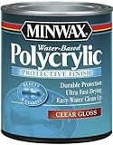 Minwax 25555 Gloss Polycrylic Protective Finishes, 1/2 Pint [並行輸入品]