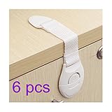 Ruikey　安全ロック ドアロック 赤ちゃん　ベビー　子供　ロック 開閉禁止 いたずら防止 地震対策 6個セット