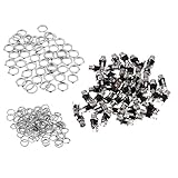 D DOLITY 約50個　 5.5mm X 2.1mm　 DC電源ジャックソケット　メス　パネル　マウント　コネクタ
