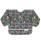 Bumkins Waterproof Sleeved Bib, Traffic, 6-24 Months by Bumkins [並行輸入品]