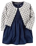 カーターズ Carter's ワンピース ＆ カーディガン 2点セット 2-Piece Bodysuit Dress & Cardigan Set 3M (55-61cm) [並行輸入品]