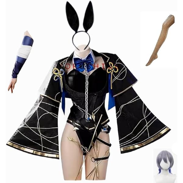 Amazon.co.jp: [DOKITOKI] 小柳ロウ バニーガール コスプレ 衣装