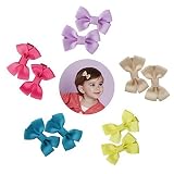 ベビーヘアリボンクリップ5ペアのガールズToddlers Kids yj-s2 s7
