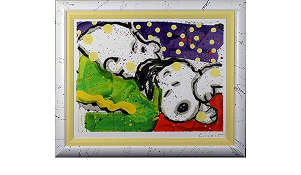 Amazon トム エバハート Boring Snorin リトグラフ スヌーピー 可愛らしい作品 おもちゃ おもちゃ