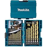 マキタ(Makita) ドリル ビットHSS-TIN DIN338 19本セット ケース 付属 D-67527 ツイストドリル 鉄工用ドリルビット [並行輸入品]