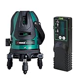 VOICE 2ライン グリーンレーザー墨出し器 VLG-2X メーカー1年保証 タテ・ヨコ ライン照射モデル【受光器セット】
