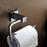 eflukyソリッド真鍮ティッシュトイレットペーパーロールホルダー壁マウント