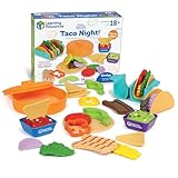 Learning Resources (ラーニングリソース) New Sprouts Taco Night!28ピース 対象年齢18ヶ月以上 子供用おままごと 食料品店 ごっこ遊び キッチンアクセサリー