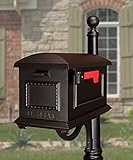 特別なLite製品sct-1010-blk従来Curbsideメールボックス、ブラック