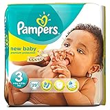 Pampers New Baby Size 3 Midi 4-7kg (29 per pack) パンパース赤ちゃんサイズ3のmidi 4～7キロ（パックあたり29 ）