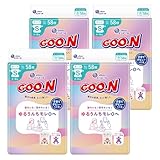 【テープ Sサイズ】 グーン ゆるうんちモレ0へ おむつ (4~8kg) 232枚(58枚×4) [ケース販売] 【Amazon.co.jp限定】