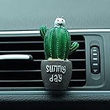 Sedeta® クリエイティブ車の香水のアウトレットクリップ サボテン車の香水フォルダ カーベントクリップ航空更新アクセサリフォルダの ネコ