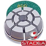 diamond floor polishing pad for concrete - Grit 800 By Stadea [並行輸入品]