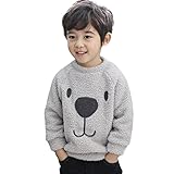 子供服 POTOJP フワフワ トップス 秋冬 厚 防寒 ロンパース ベビー 幼児 女の子 男の子 クマちゃん キッズ服 上着 カバーオール ベビー服 赤ちゃん服 兄弟服 プレゼント/満月/出産祝い 