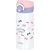 サーモス 水筒 真空断熱ケータイマグ 350ml リボンホワイト JNR-353G RWH
