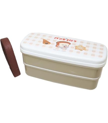 Amazon.co.jp: パンどろぼう ピクニックボックス 2段 お弁当箱