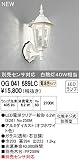 ODELIC(オーデリック) 【工事必要】 エクステリア・LEDポーチライト オフホワイト色：OG041689LC