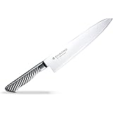 藤次郎 牛刀 210mm 日本製 コバルト合金鋼 両刃 肉切りだけでなく魚や野菜の調理に使えるシェフナイフ 柄は握りやすいトルネード模様 オールステンレス TOJIRO PRO DPコバルト合金鋼割込 F-889