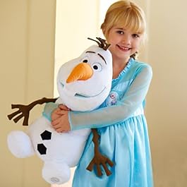 Disney �f�B�Y�j�[ Frozen Olaf Plush �t���[�Y�� �A�i�Ɛ�̏��� �I���t �ʂ������ 18�C���` 46cm