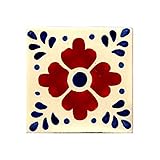 【ノーブランド品】[3月下旬頃～]メキシカンタイル10ｃｍ角6枚セット R6027