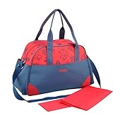 KANGMING マザーズバッグ 多機能 大容量 軽量 防水 ショルダー トート ベビーカー用 3way ママバッグ オムツ替えシート付き ベビー用品 ベビーカー用 (レッド)