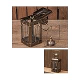 アンティーク　オイルランプ　角型