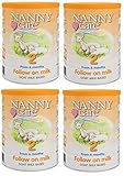 NANNY care ヤギ乳の乳児用粉ミルク ステップ2【6カ月から】900g x 4缶セット