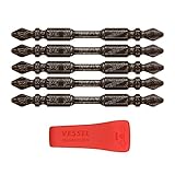 ベッセル(VESSEL) リブトーションビット BL 両頭 +2×82mm 5本組 ビットクリップ付 RBT5P2082-BL