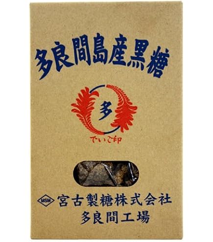 宮古製糖 多良間産 純黒糖 小粒