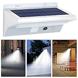alotmソーラーライトアウトドア、明るい21 LEDモーションセンサーソーラーセキュリティフラッドライト、ワイヤレス防水壁ライト、3モードMotion Activated forパティオ、庭、私道、