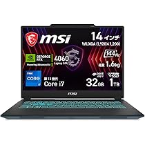 Amazon.co.jp: 【14インチ小型・軽量1.6kg】【Core i7 & RTX