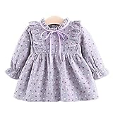 WIN キッズワンピース フォーマル女児 キッズ 服 子供 長袖 女の子 ガールズ ワンピース 韓国スタイル 結婚式 発表会 入園式 入学式 卒園式 卒業式 七五三 パーティー (80cm, パープル