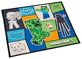 スケーター(Skater) ランチクロス 子供用 お弁当 43×43cm 日本製 マインクラフト 25 Minecraft 男の子 KB4-A