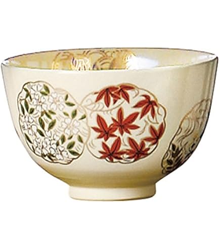 Amazon.co.jp: 八世 尾形乾山 山本如仙 菊絵茶碗鮮やかな景色o715