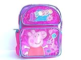New Peppa Pig Shine Pink Small 12 Inches Backpack(1680) [並行輸入品]