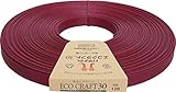 ハマナカ(HAMANAKA) エコクラフト30・126 約巾15mm 茜色 2508