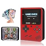 ポケモンカード用カードバインダー 4ポケットスリーブ 550枚のカードホルダー付き (レッド)